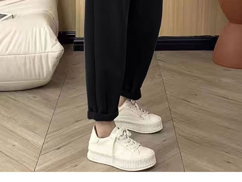 Magimomo - Effen baggy joggingbroek met elastische taille