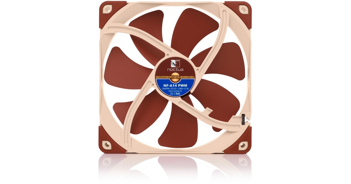 NoctuaNF-A14 PWM case fan  (140 x 140 x 25 mm)
