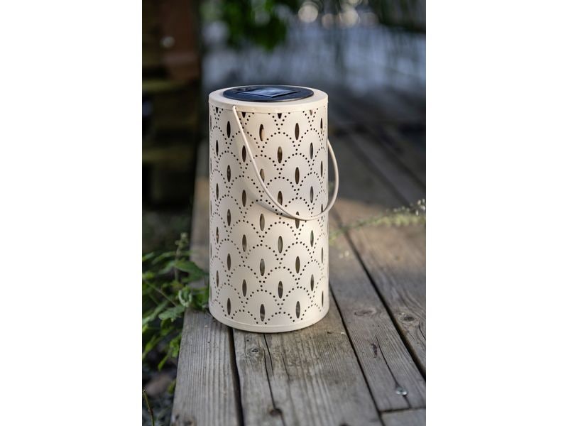 STT Solar Ornament Lantern Beige Dekorative Solarleuchte