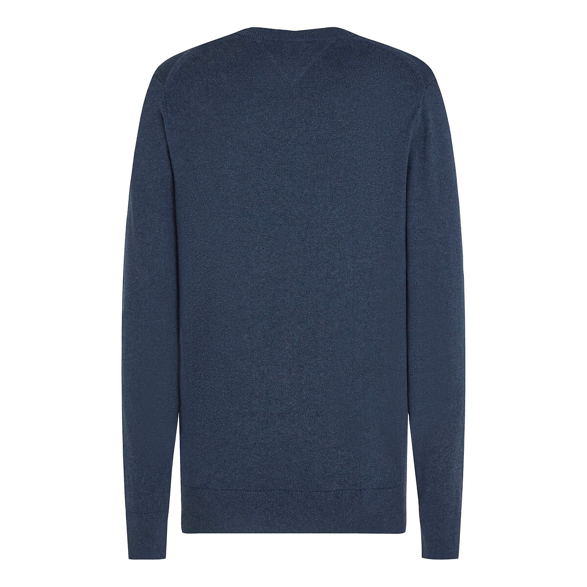 TOMMY HILFIGER<br>Suéter de gola redonda em algodão pima e cashmere