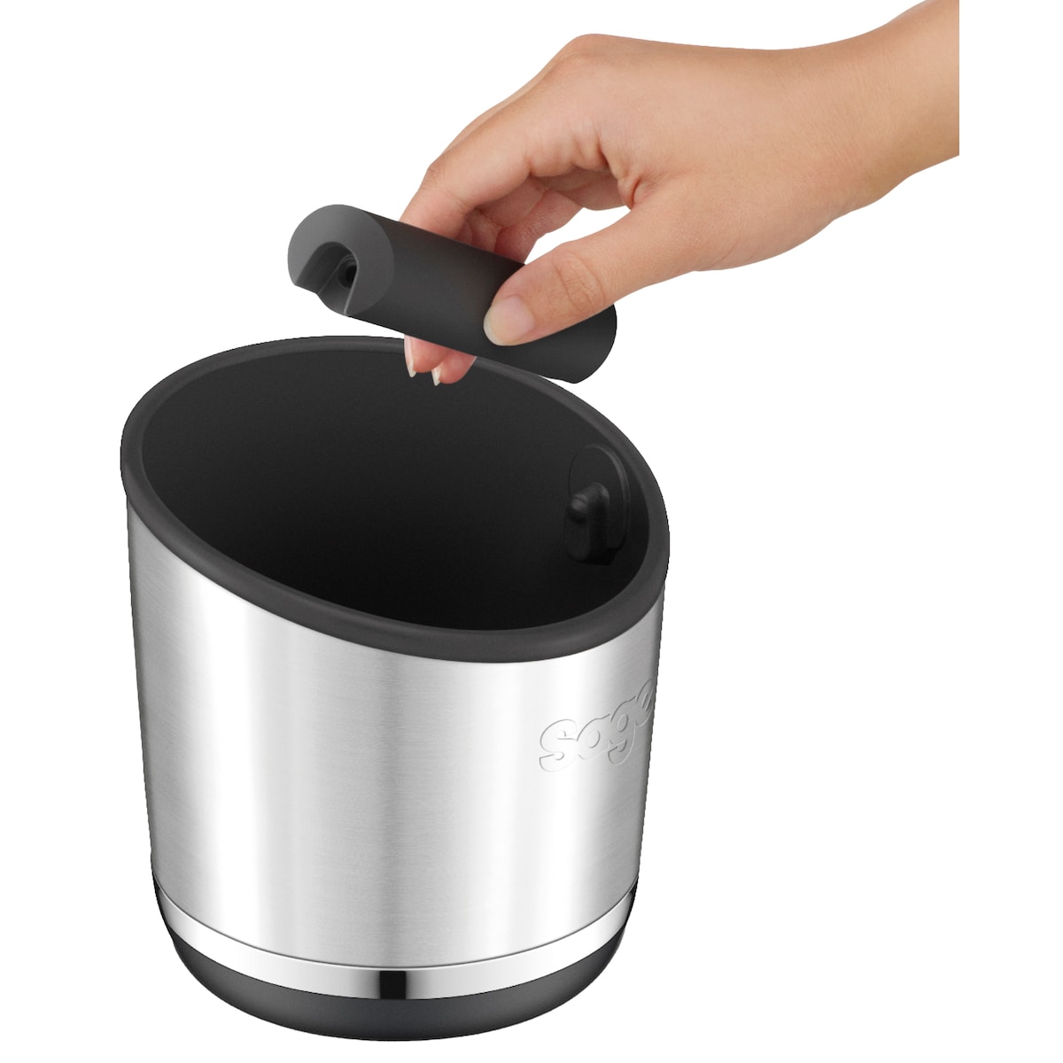 Sage the Knock Box™ 10 (børstet rustfritt stål)