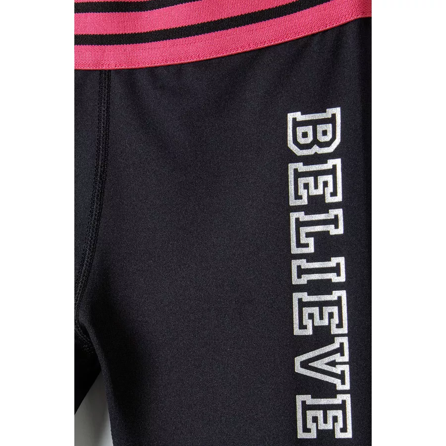 MINOTI Leggings SchwarzRosa