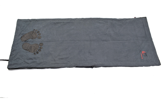 Outchair Mobil beheizbare Decke Comforter L 120 x 90 cm inklusive Powerbank 20000 mAh