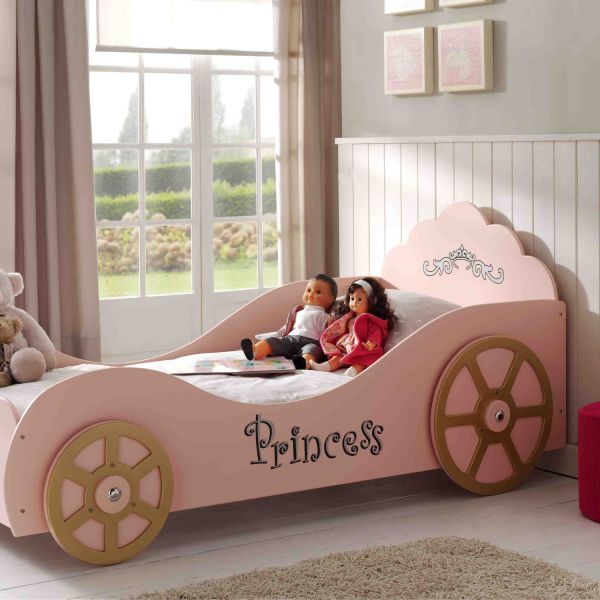 Vipack Princess Pinky Carbed Roze 90 x 200 cm