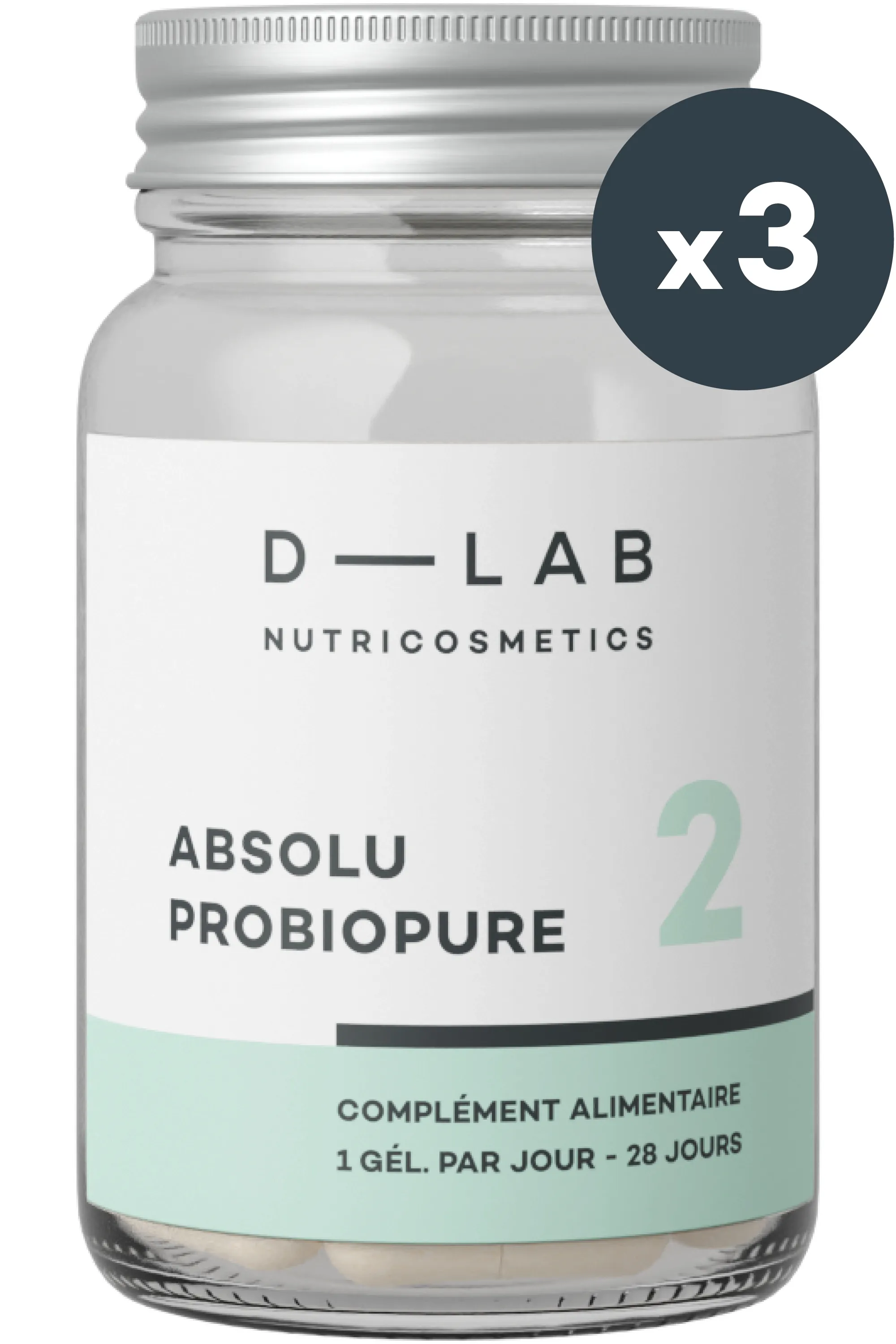 D-LAB Nutricosmetics Compléments alimentaires aux probiotiques Absolu Probiopure