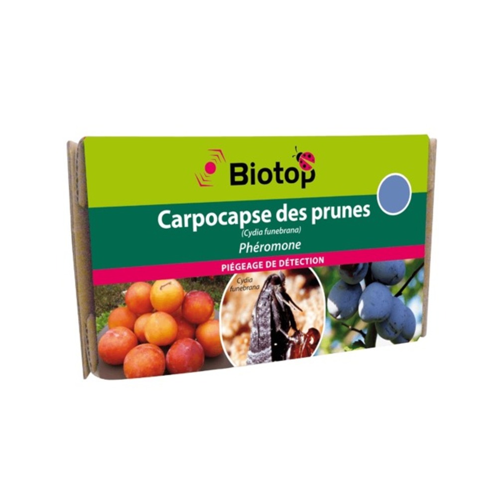 Phéromone carpocapse des prunes (2 capsules)