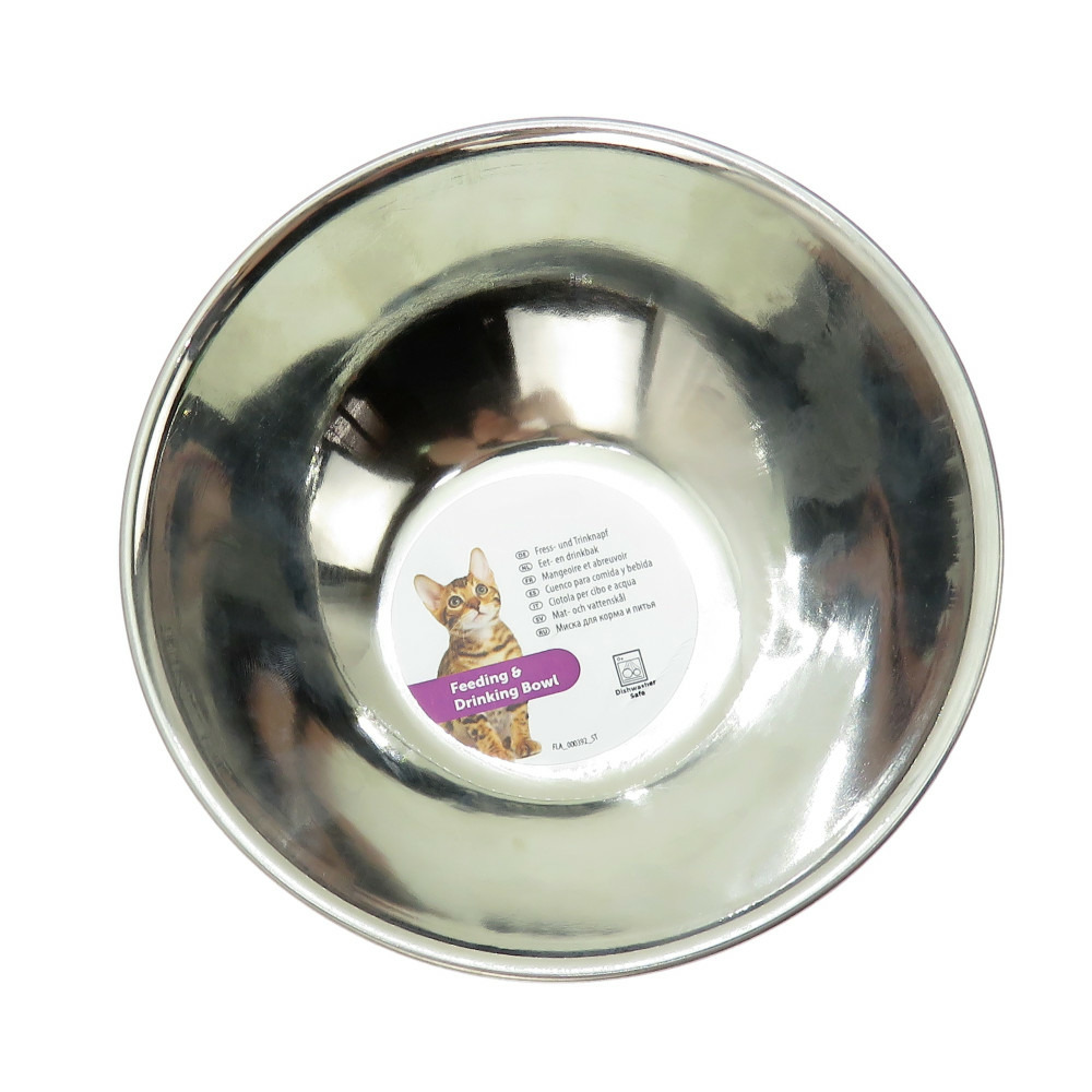 Ecuelle original, acier inoxydable, 300 ml pour chat