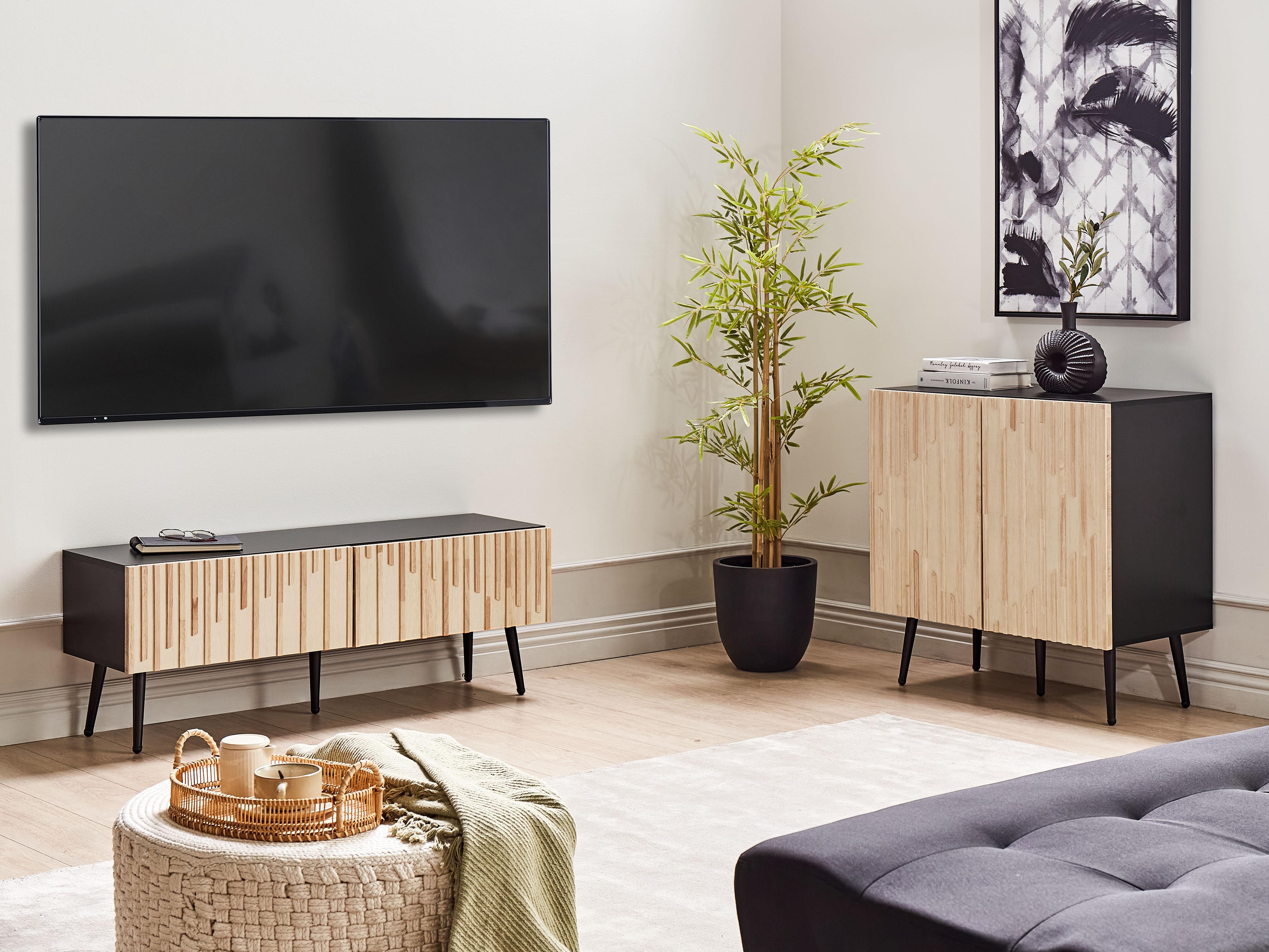 TV-meubel DALCROSS Bruin/zwart