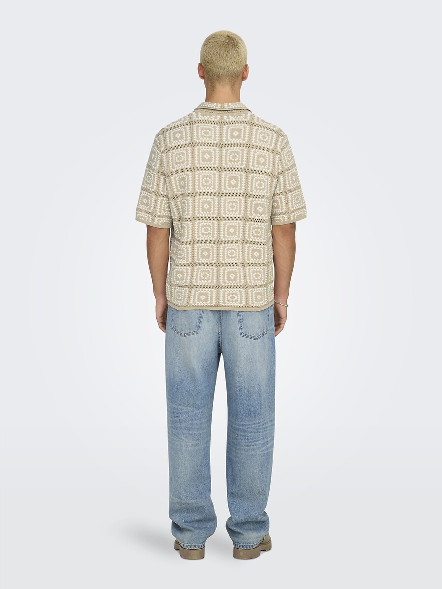 ONLY & SONS<br>Blusa de malha Losvallende com estampa