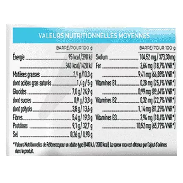 Barra de cereais Eafit The Fit sabor coco 28g