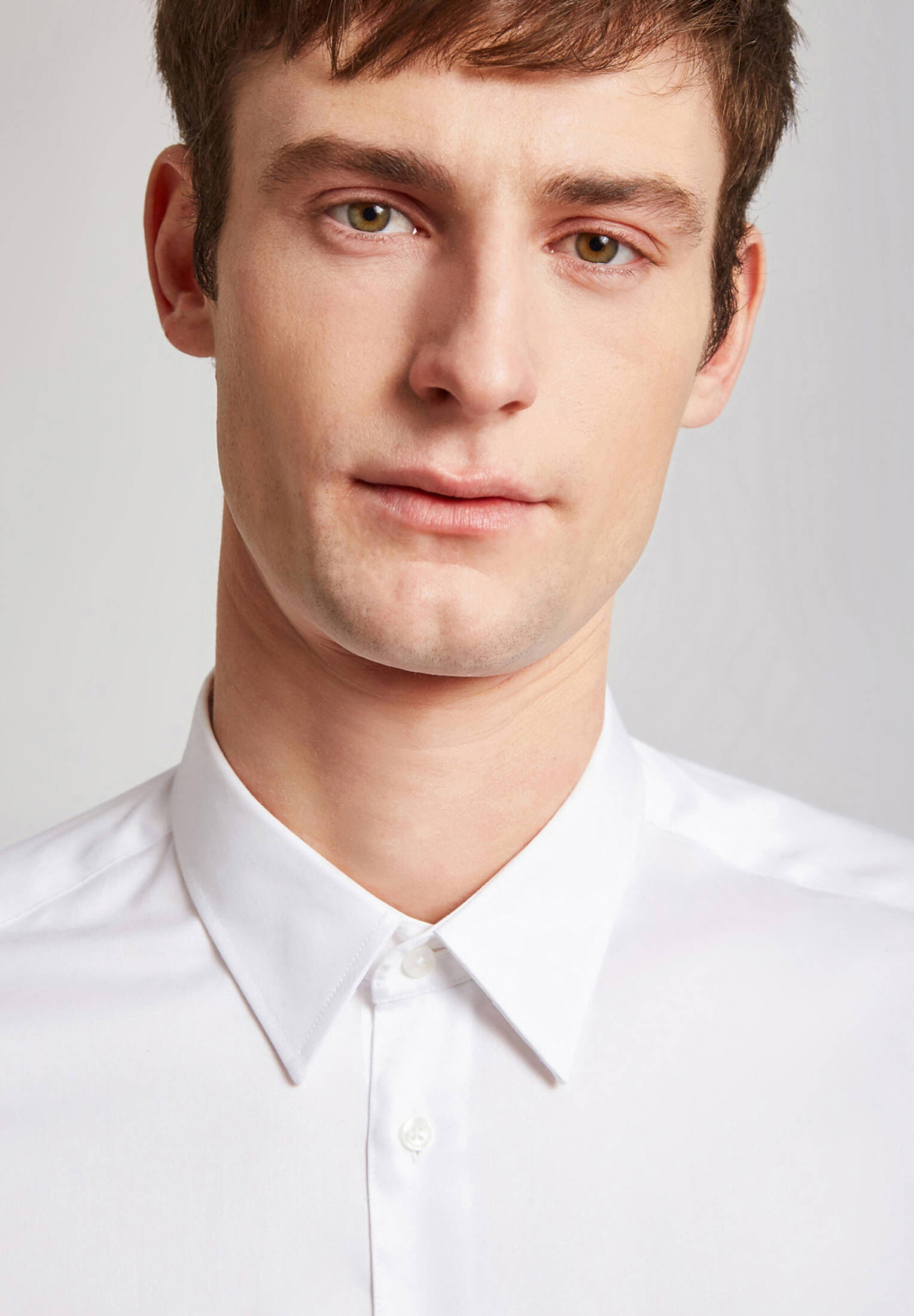 Ted Baker| Herren Shirt Stretch White Slim Shirt