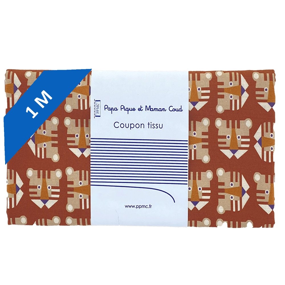 Coupon Tissu 1 M Géotigre