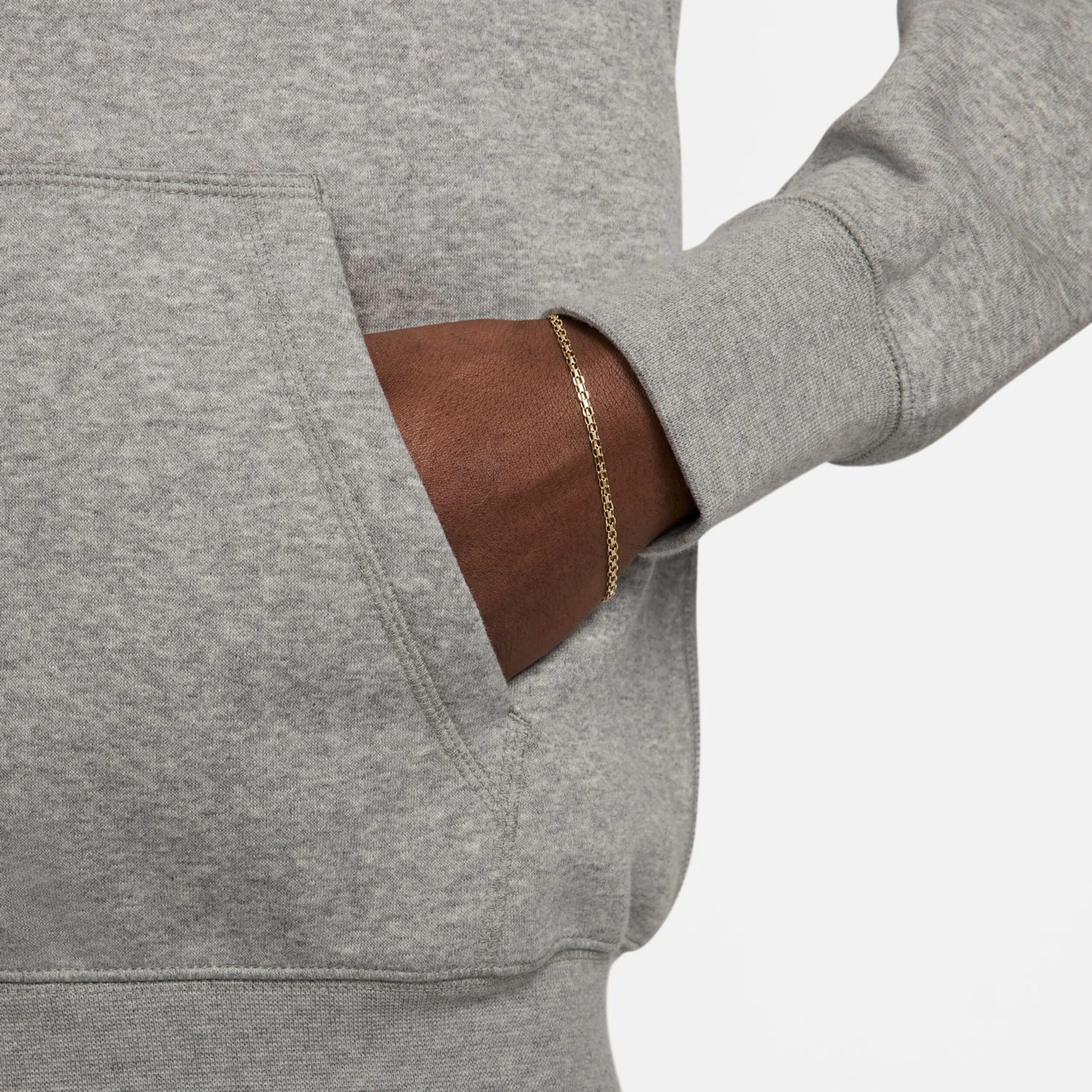 Nike Club Full Zip Gilet En Coton Hommes - Gris