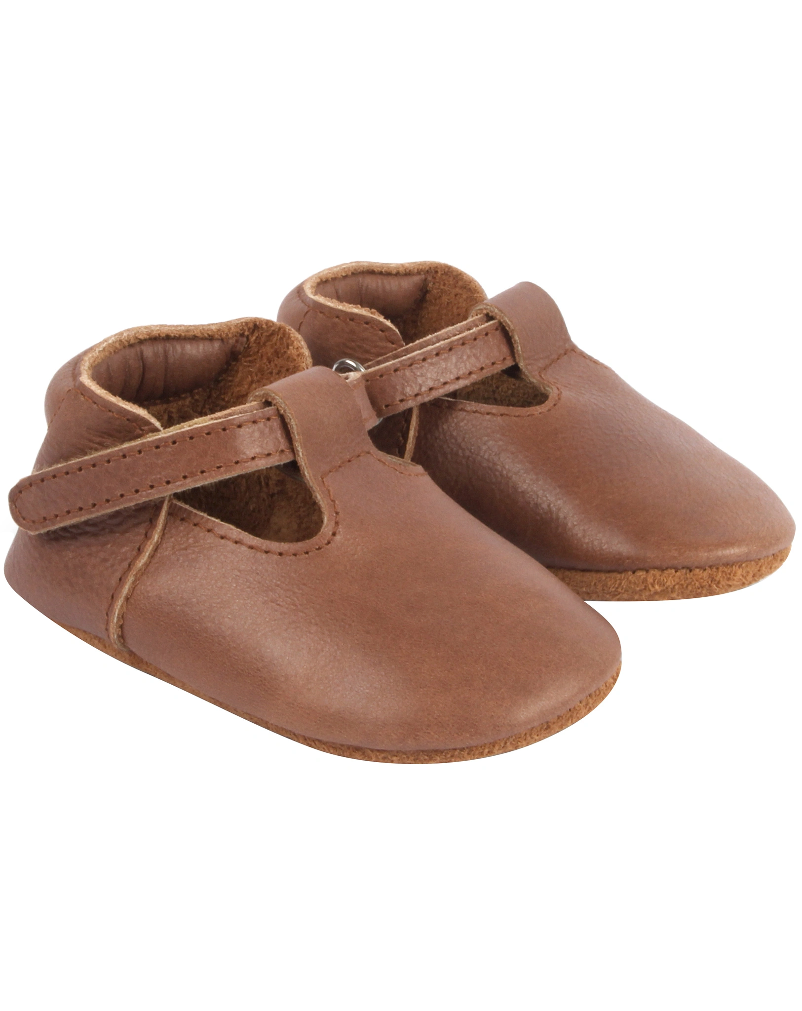 Krabbelschuhe ELIA in cognac