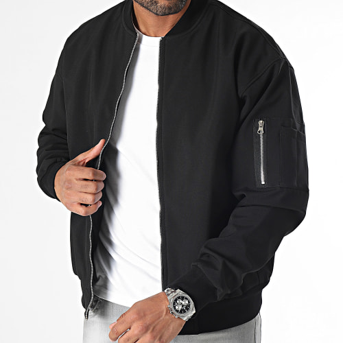 Veste Bomber Oversize Large 0260 Noir