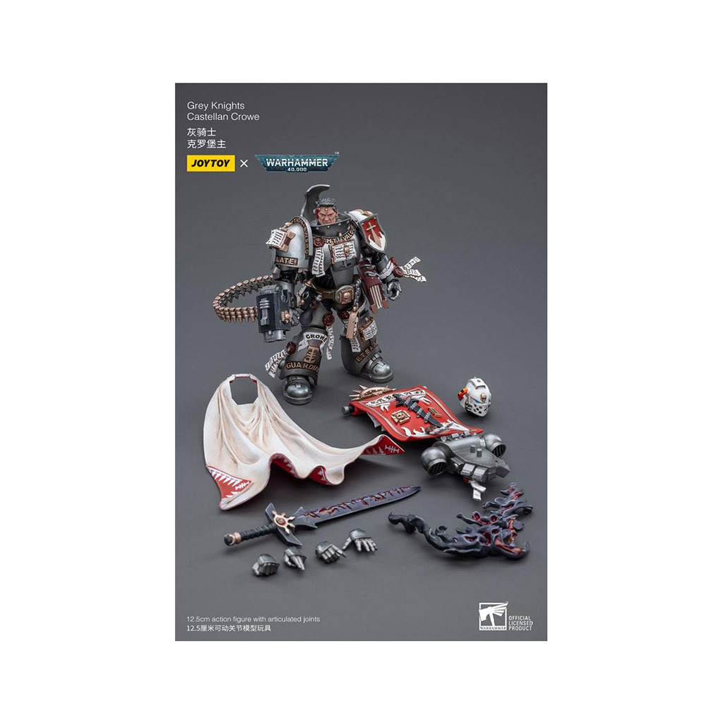 W40K - Figurine Joy Toy : Grey Knights Castellan Crowe
