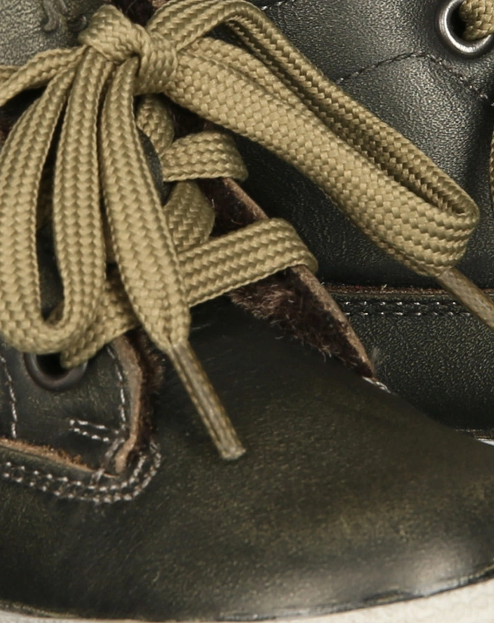 Lauflernschuhe ELIAS gefüttert in vintage dark olive