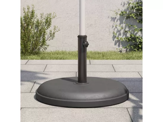 Base de parasol pour mats ?32/35/38 mm 25 kg rond