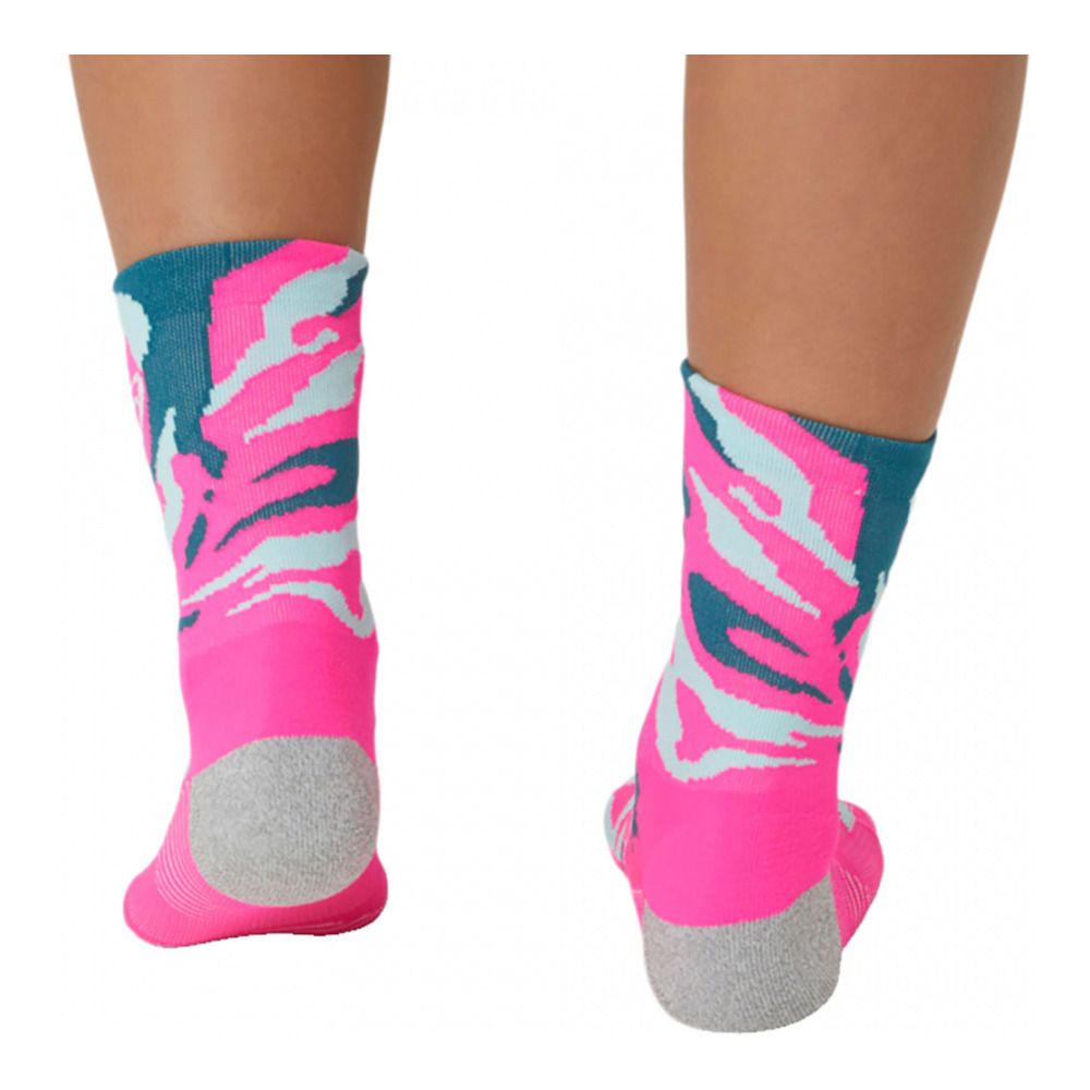 Asics COLOR CAMO RUN - Chaussettes gloomy sea/aquamarine/hot pink