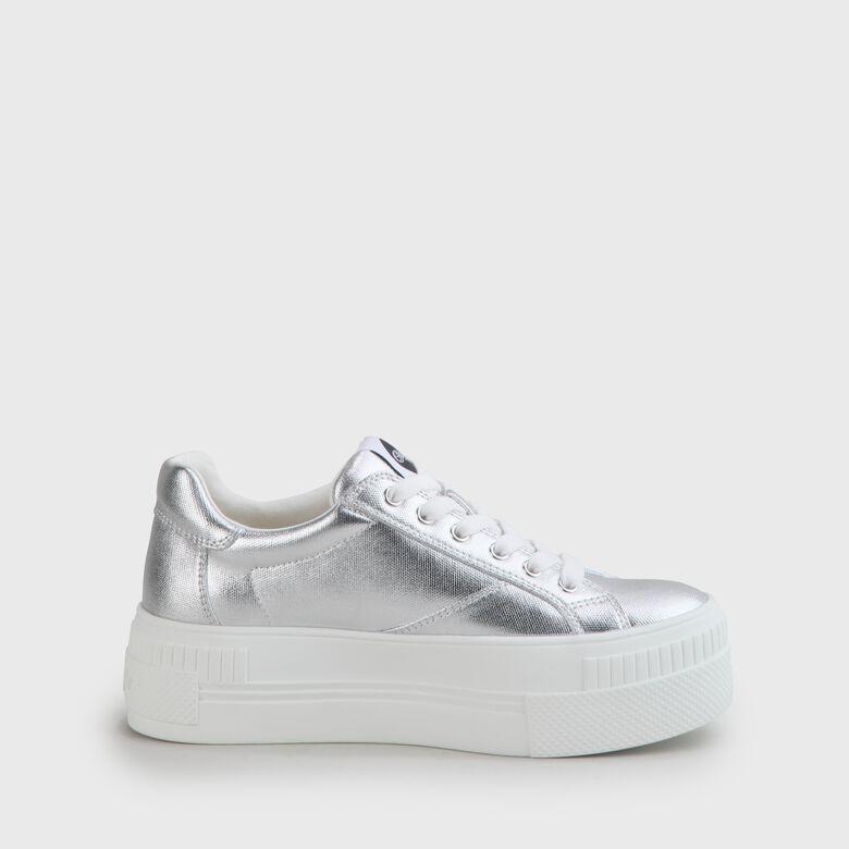 Paired Sneaker véganes, argent