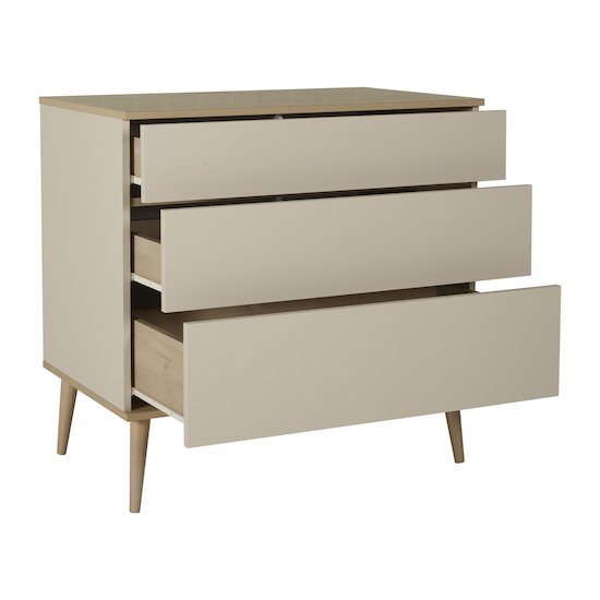 Flow commode 3 tiroirs   Argile & Oak        de               Quax