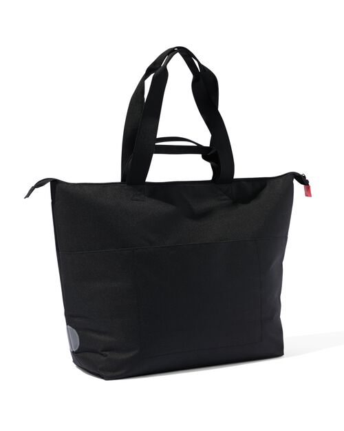 sacoche vélo shopper 25L 40x37x17.5 noir