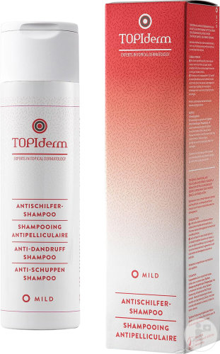 Topiderm Shampoing Anti-Pelliculaire Doux Pellicules Grasses Et Sèches Flacon 200ml