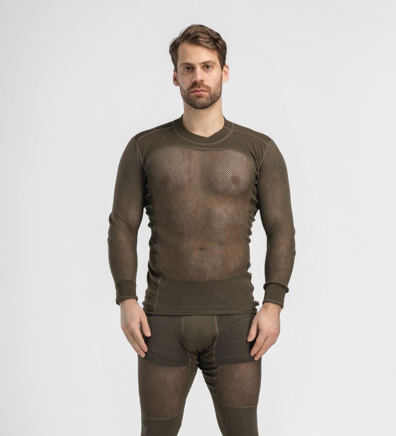Aclima WoolNet Crew Neck, M's<br>Nettingundertøy det norske forsvaret sverger til!