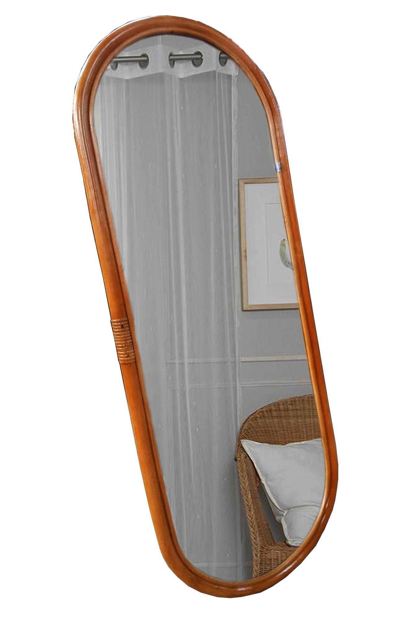 TOM TAILOR Spiegel 44 x 120 cm Rattan natur