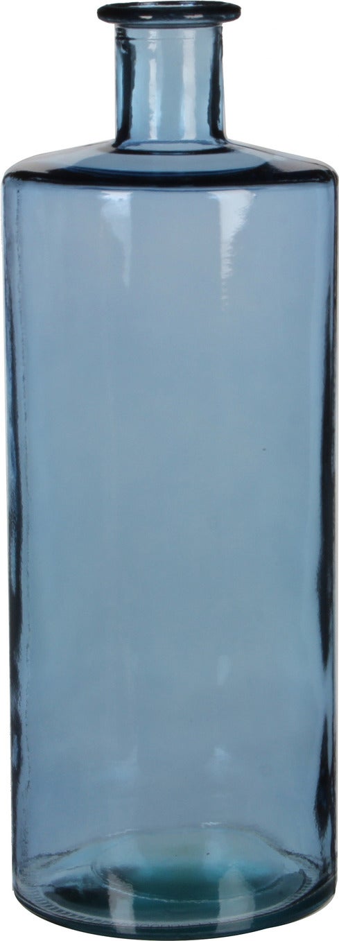 Mica Decorations fles Guan blauw D 15 H 40 cm