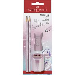 FABER-CASTELL Kit d'écriture GRIP SPARKLE