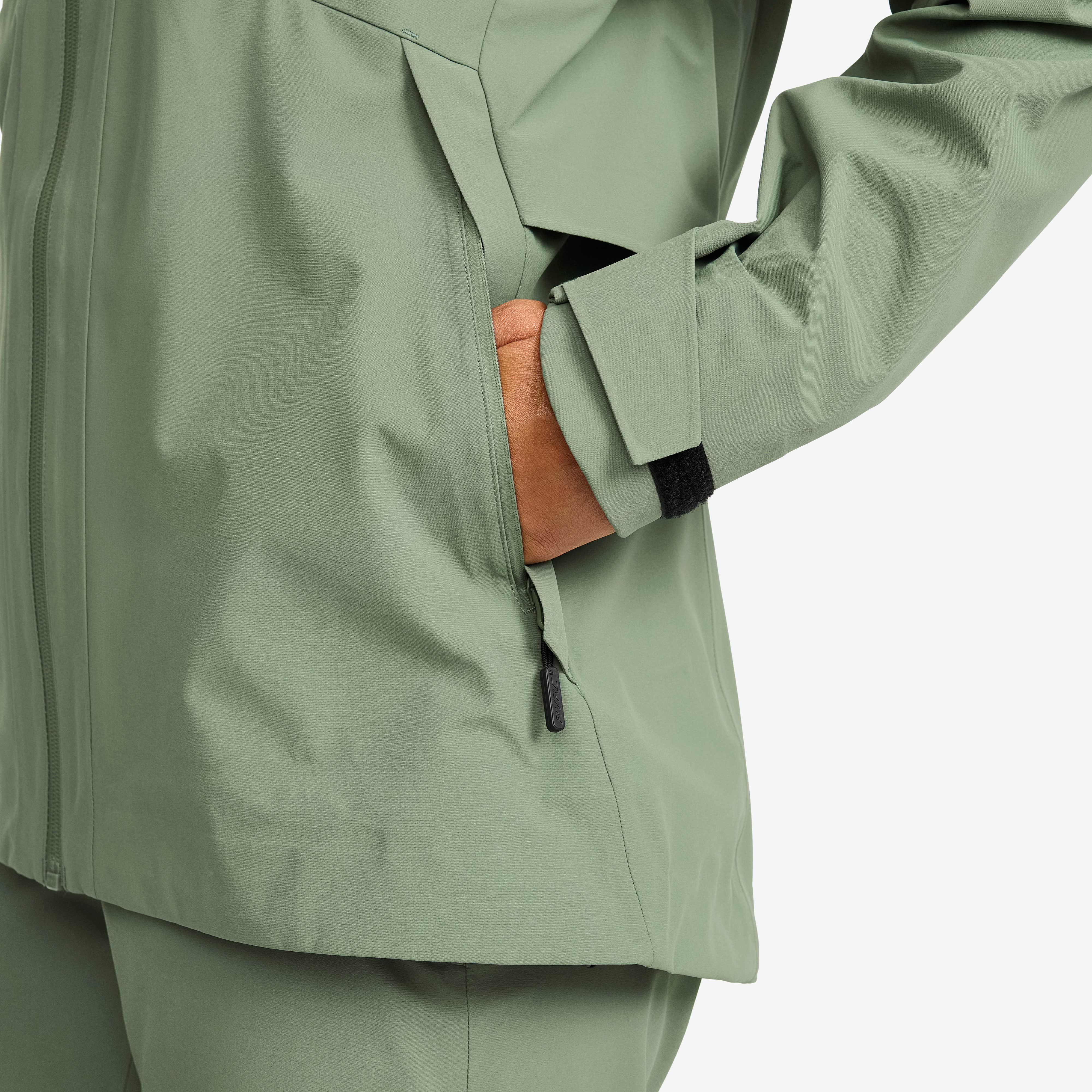 Cloud 3L Shell Jacket Dame Dusty Green