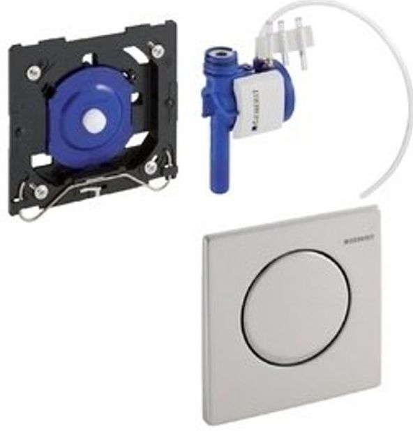 Geberit - Mambo - Pneum. Besturing Spoelsysteem - Chroom - Kunststof