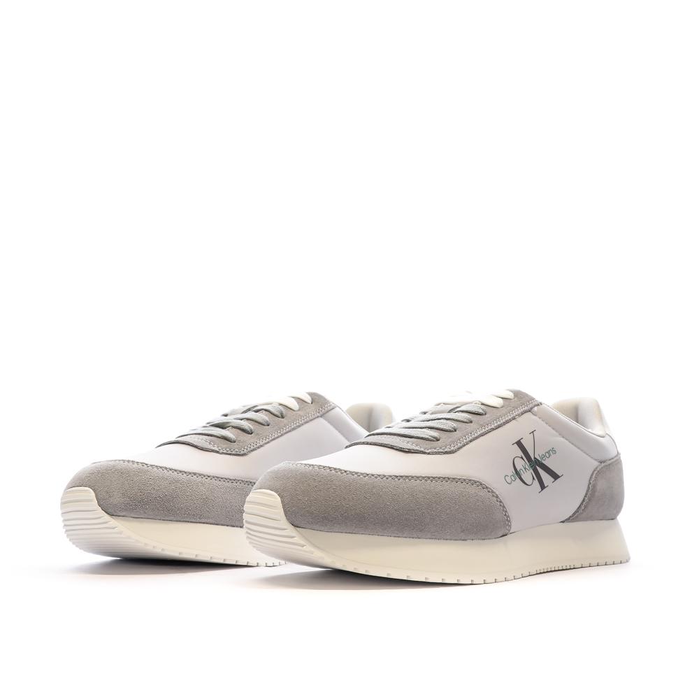 Calvin Klein Jeans Baskets Blanches/Grises Homme Calvin Klein Jeans YM0YM00746-O<G