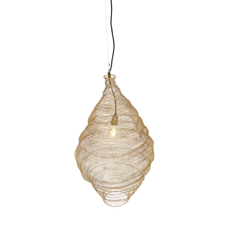 Oosterse hanglamp goud 90 cm - Nidum