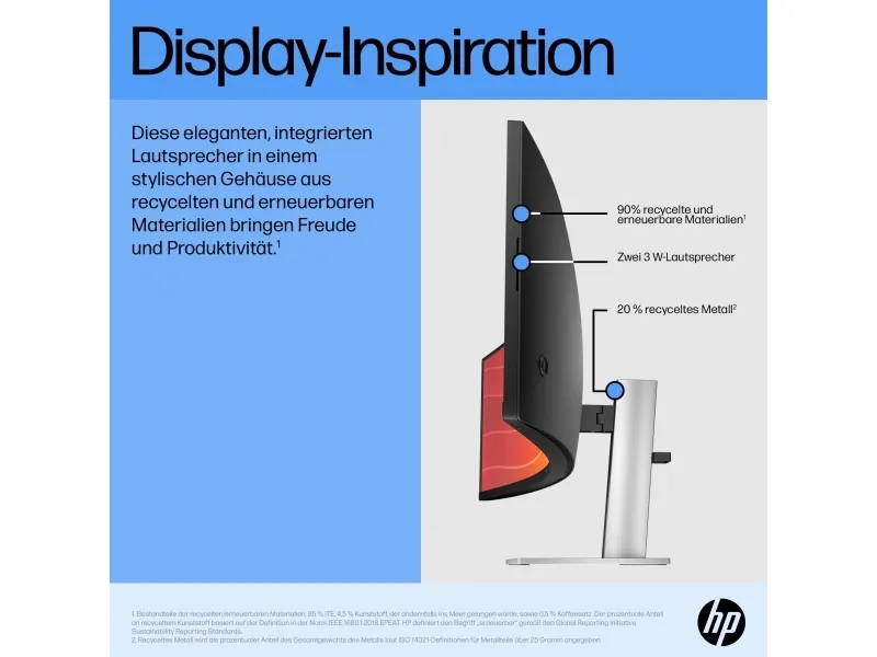 [OUTLET] - HP E45c G5 - E-Series - LED-skærm - kurvet - 44.5