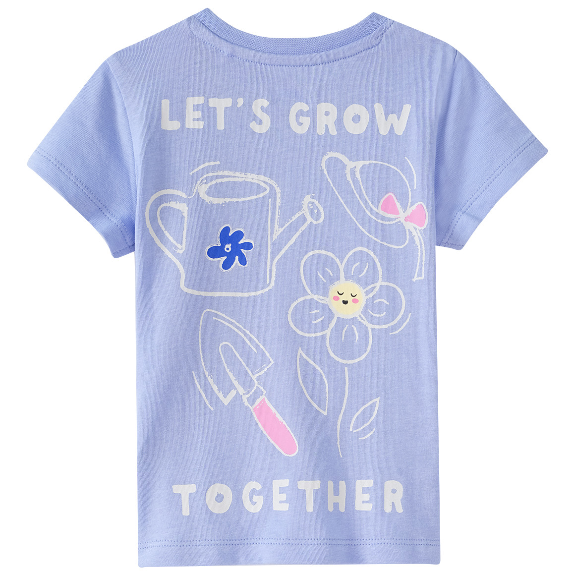 Topomini Baby T-Shirt mit Blumen-Print helllila