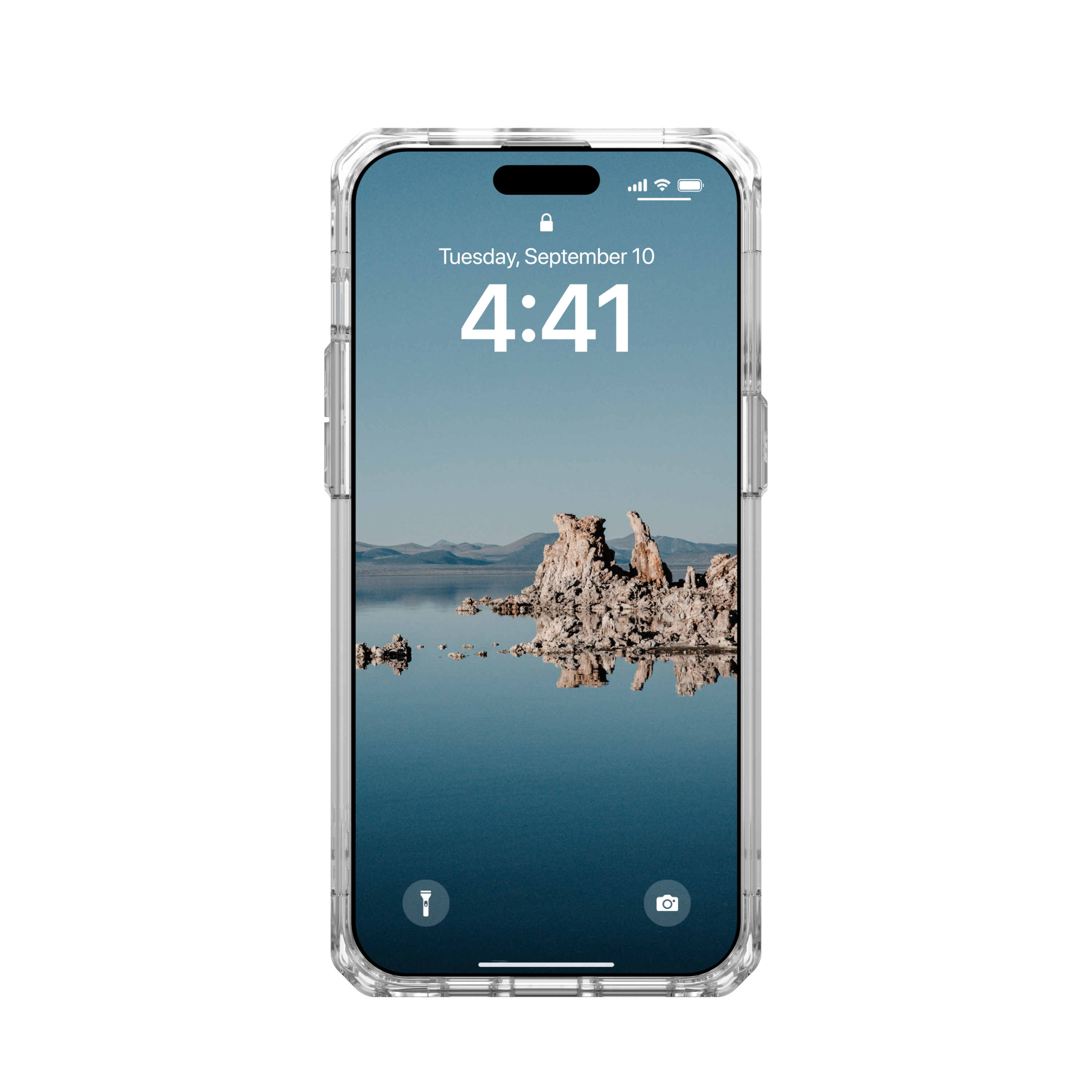 iPhone 15 Pro Max MagSafe Hybrid Schutzhülle Plyo (114305114341) - Transparent (Ice)