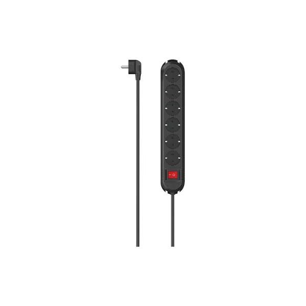 Hama Extensão 00223132 Pwr-St 6W 2M/90°/Sw/Sh/Wm/B