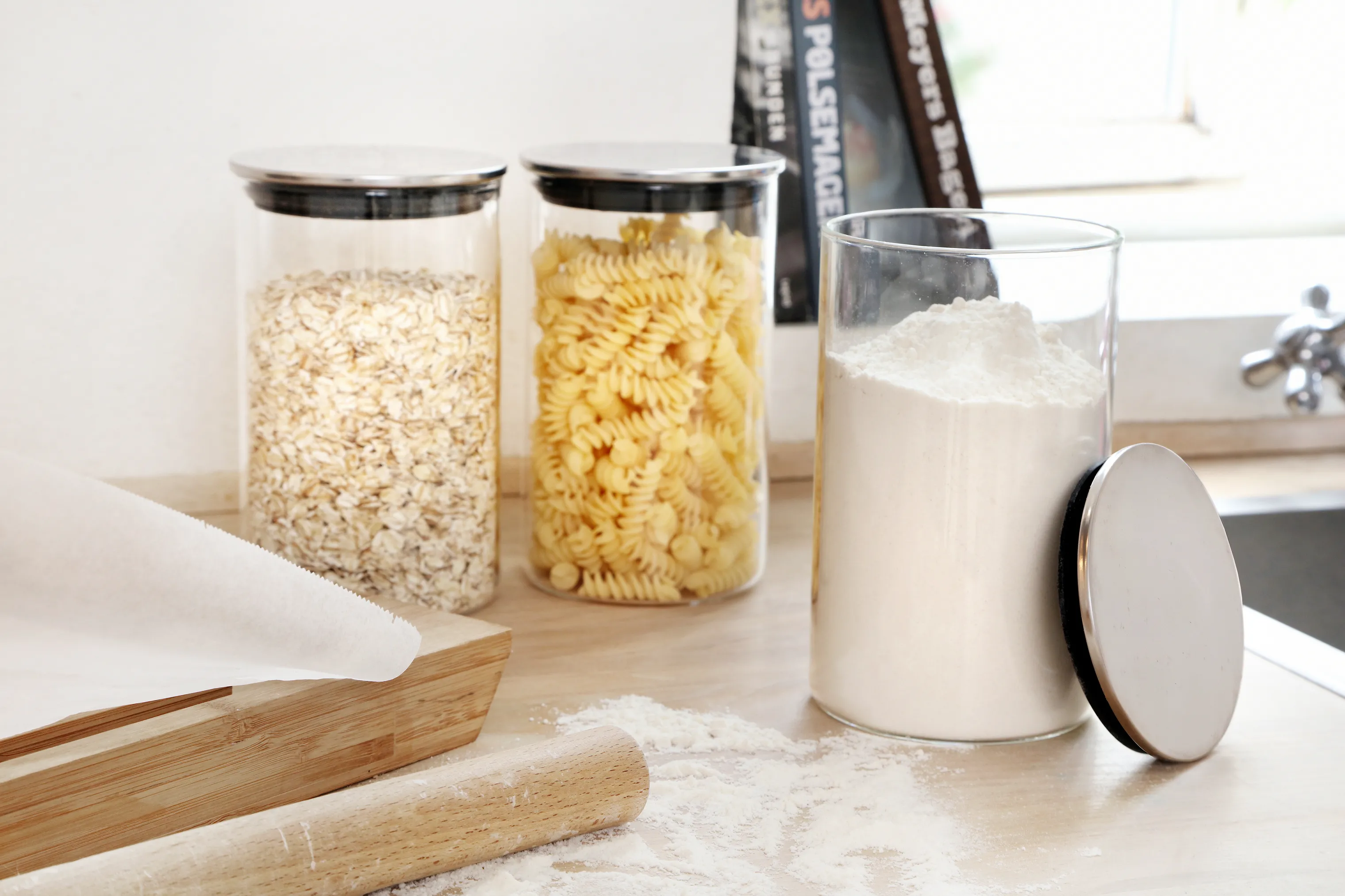 Cook & Baker Opbevaringsglas - 3 stk.