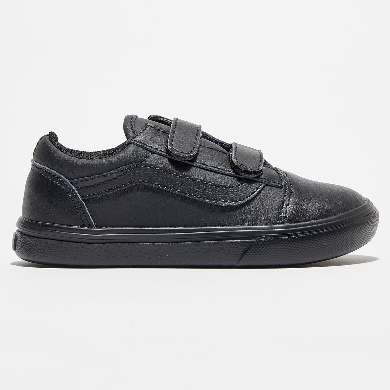 Vans Sneakers en Cuir ComfyCush Old Skool Classic Tumble noires