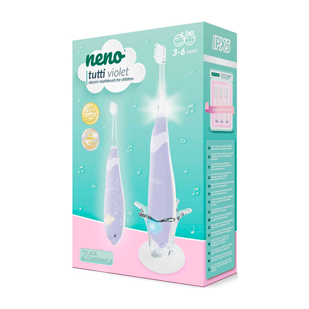 Neno Elektrisk tandbørste Tutti Violet - 1 stk.