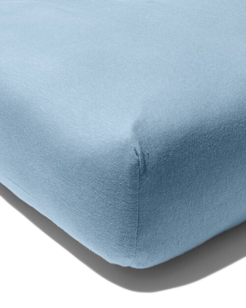 drap-housse enfant jersey 70x150 bleu