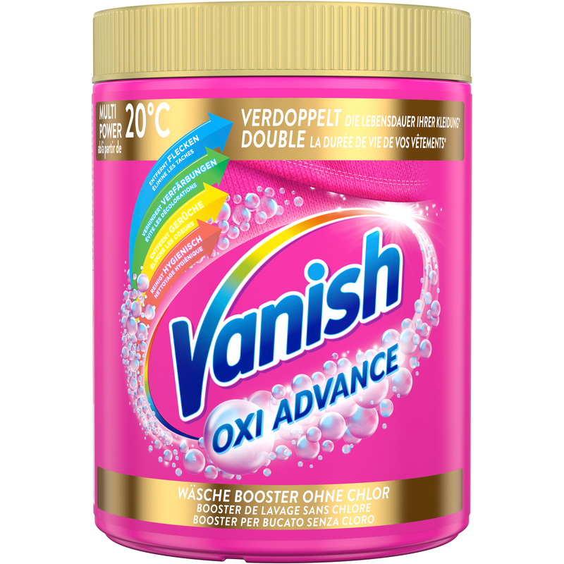 Vanish Waschmittel Pulver Gold Advance pink, 0.9 kg