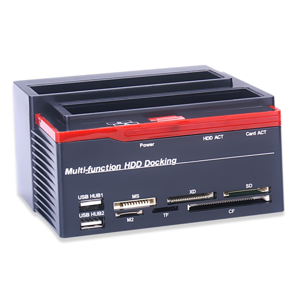 USB 2.0 SATA Dual USB Festplatten Docking Station für 2.5