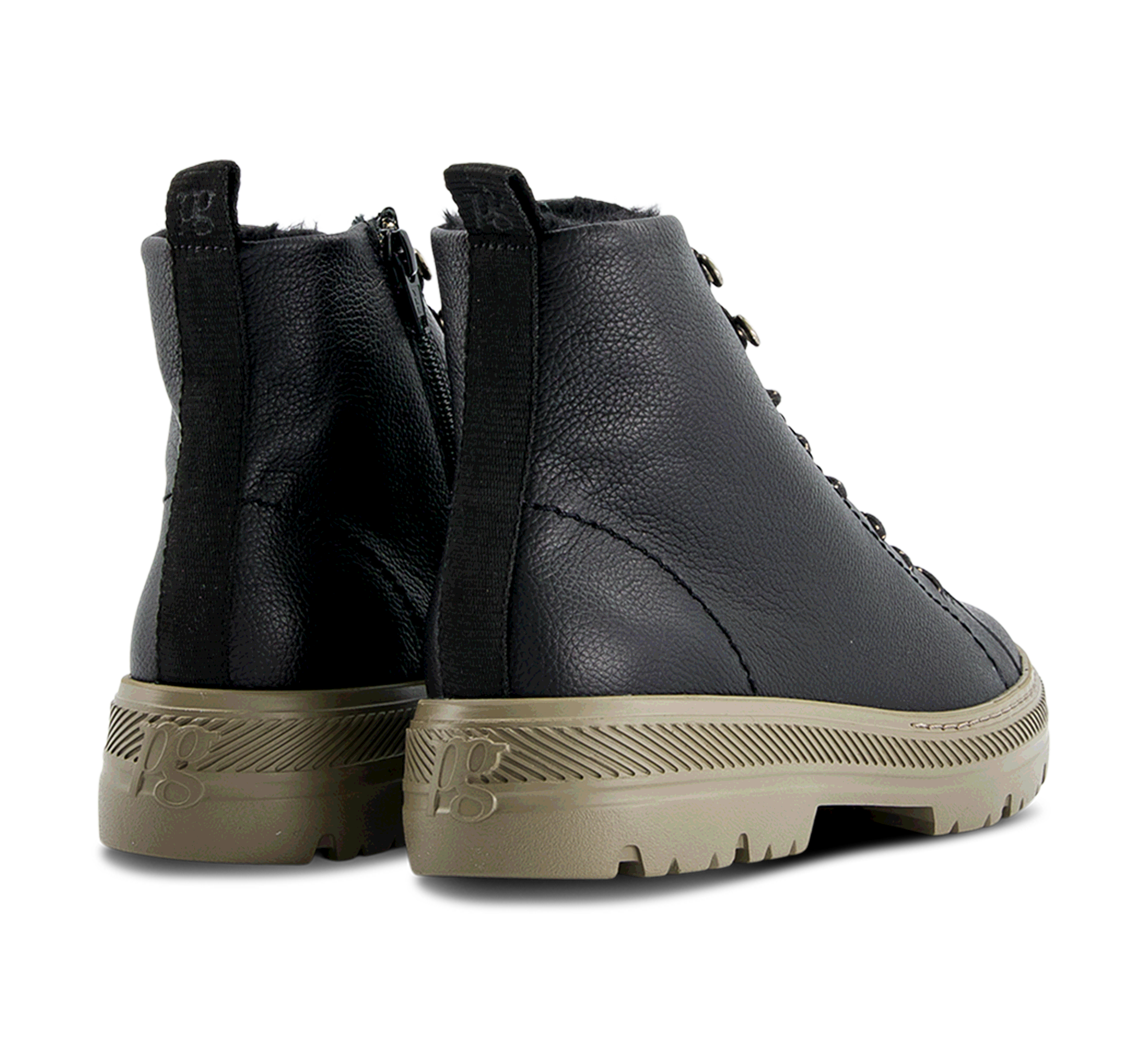 Paul Green Schnürstiefel schwarz