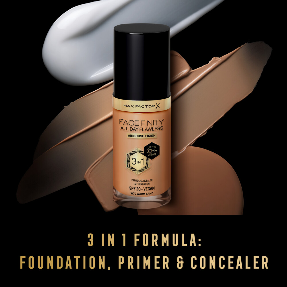 Max Factor Facefinity All Day Flawless Foundation W70 Warm Sand34 ml