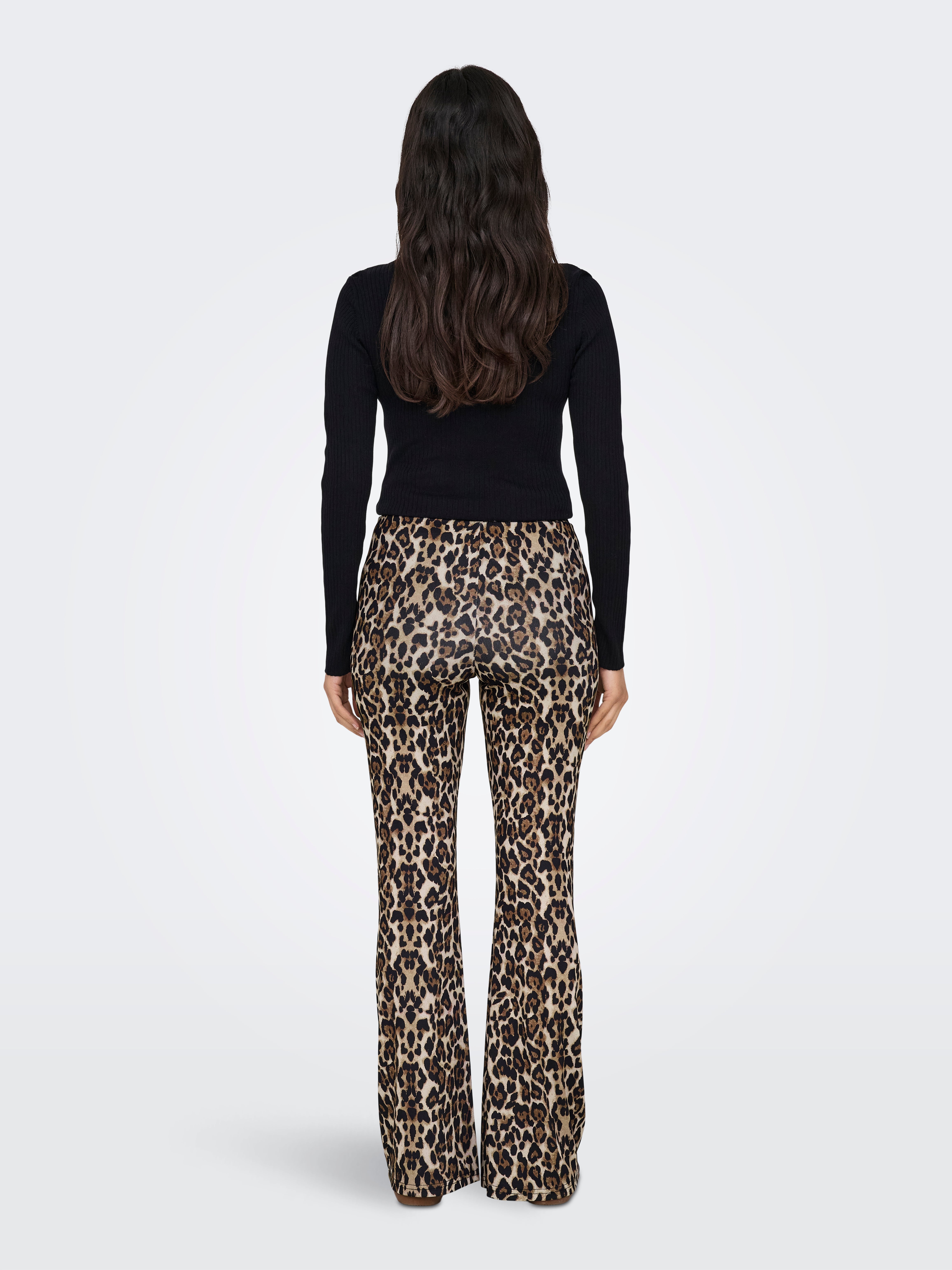 ONLANNA Hohe Taille Ausgestellt Hose Black