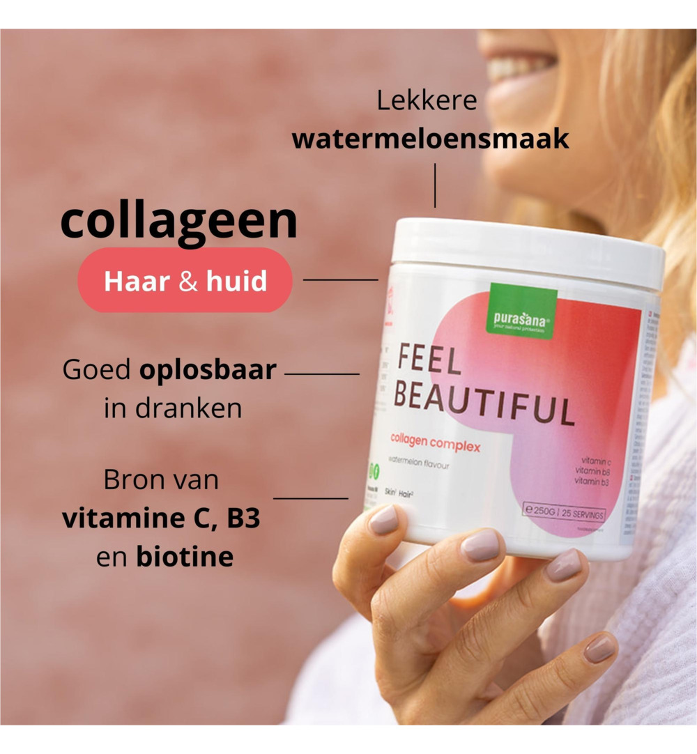 Purasana Collagen Watermeloen (250 gr)