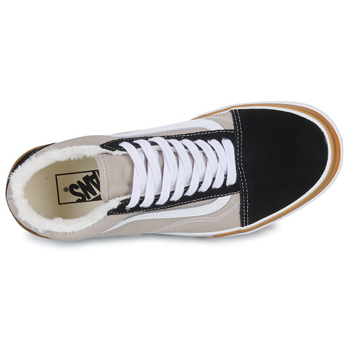Vans - OLD SKOOL STACKED SHERPA - Noir / Blanc / Gris